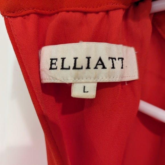 Elliatt red mock neck mini dress - Picture 4 of 5